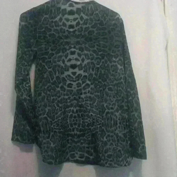 Womens I jeans by Buffalosize S leopard print zip up front thin Dress Tunic Top - Picture 6 of 11
